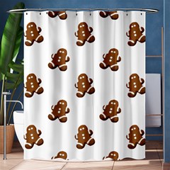 Gingerbread Seamless Pattern Shower Curtain 60  X 72  (medium)  by Nexatart