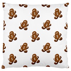 Gingerbread Seamless Pattern Large Flano Cushion Case (two Sides) by Nexatart