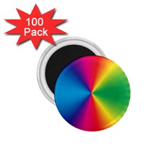 Rainbow Seal Re Imagined 1 75  Magnets (100 Pack)  by Nexatart