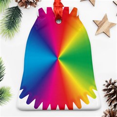 Rainbow Seal Re Imagined Bell Ornament (two Sides) by Nexatart