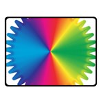 Rainbow Seal Re Imagined Double Sided Fleece Blanket (Small)  45 x34  Blanket Front