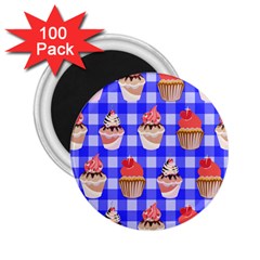 Cake Pattern 2 25  Magnets (100 Pack)  by Nexatart