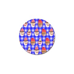 Cake Pattern Golf Ball Marker by Nexatart