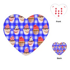 Cake Pattern Playing Cards (heart)  by Nexatart