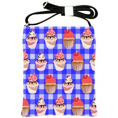 Cake Pattern Shoulder Sling Bags by Nexatart