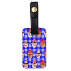 Cake Pattern Luggage Tags (one Side)  by Nexatart