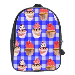 Cake Pattern School Bags (xl)  by Nexatart