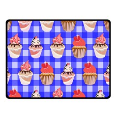 Cake Pattern Double Sided Fleece Blanket (small)  by Nexatart