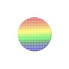 Rainbow Love Golf Ball Marker (4 Pack) by Nexatart