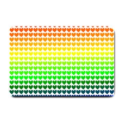 Rainbow Love Small Doormat  by Nexatart