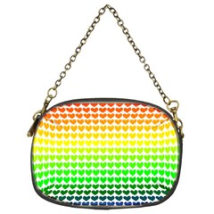 Rainbow Love Chain Purses (two Sides)  by Nexatart