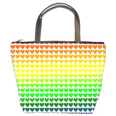 Rainbow Love Bucket Bags by Nexatart