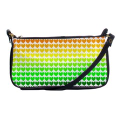 Rainbow Love Shoulder Clutch Bags by Nexatart