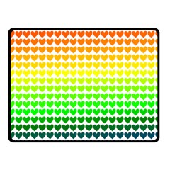 Rainbow Love Fleece Blanket (small) by Nexatart