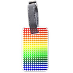 Rainbow Love Luggage Tags (one Side)  by Nexatart