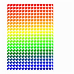 Rainbow Love Small Garden Flag (two Sides) by Nexatart