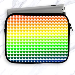 Rainbow Love Apple Ipad 2/3/4 Zipper Cases by Nexatart