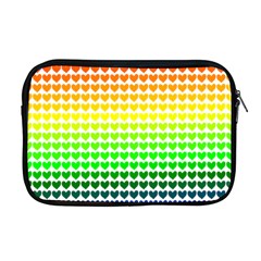 Rainbow Love Apple Macbook Pro 17  Zipper Case by Nexatart