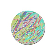 Crayon Texture Magnet 3  (round) by Nexatart