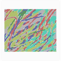 Crayon Texture Small Glasses Cloth (2-side) by Nexatart