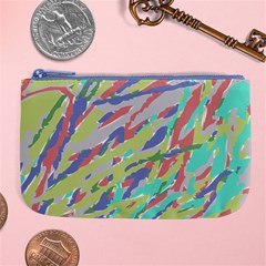 Crayon Texture Large Coin Purse by Nexatart