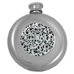 Textures From Beijing Round Hip Flask (5 Oz)