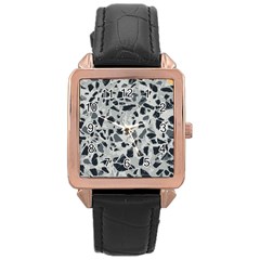 Textures From Beijing Rose Gold Leather Watch  by Nexatart