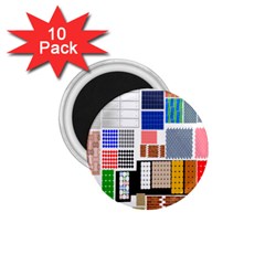 Texture Package 1 75  Magnets (10 Pack)  by Nexatart