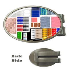 Texture Package Money Clips (oval)  by Nexatart