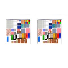 Texture Package Cufflinks (square) by Nexatart