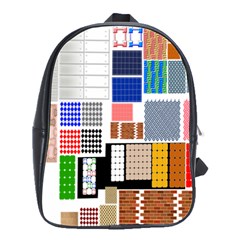 Texture Package School Bags(large)  by Nexatart