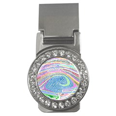 Prismatic Fingerprint Money Clips (cz)  by Nexatart