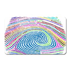 Prismatic Fingerprint Magnet (rectangular) by Nexatart