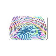 Prismatic Fingerprint Magnet (name Card) by Nexatart