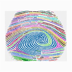 Prismatic Fingerprint Small Glasses Cloth by Nexatart