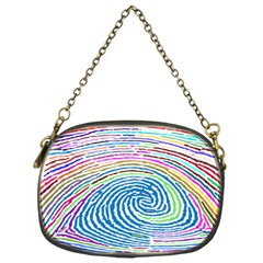 Prismatic Fingerprint Chain Purses (one Side)  by Nexatart