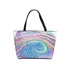 Prismatic Fingerprint Shoulder Handbags by Nexatart