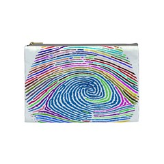 Prismatic Fingerprint Cosmetic Bag (medium)  by Nexatart