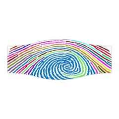 Prismatic Fingerprint Stretchable Headband by Nexatart