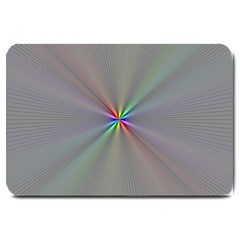 Square Rainbow Large Doormat  by Nexatart