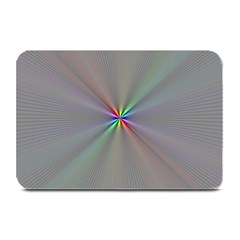 Square Rainbow Plate Mats by Nexatart