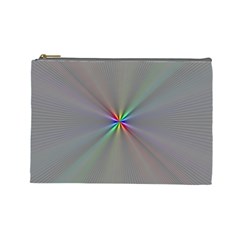 Square Rainbow Cosmetic Bag (large)  by Nexatart