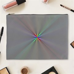 Square Rainbow Cosmetic Bag (xl) by Nexatart