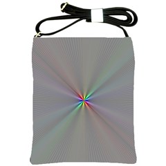 Square Rainbow Shoulder Sling Bags by Nexatart