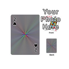 Square Rainbow Playing Cards 54 (mini)  by Nexatart