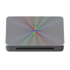 Square Rainbow Memory Card Reader With Cf by Nexatart