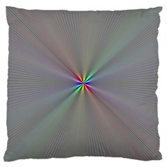 Square Rainbow Large Cushion Case (one Side) by Nexatart