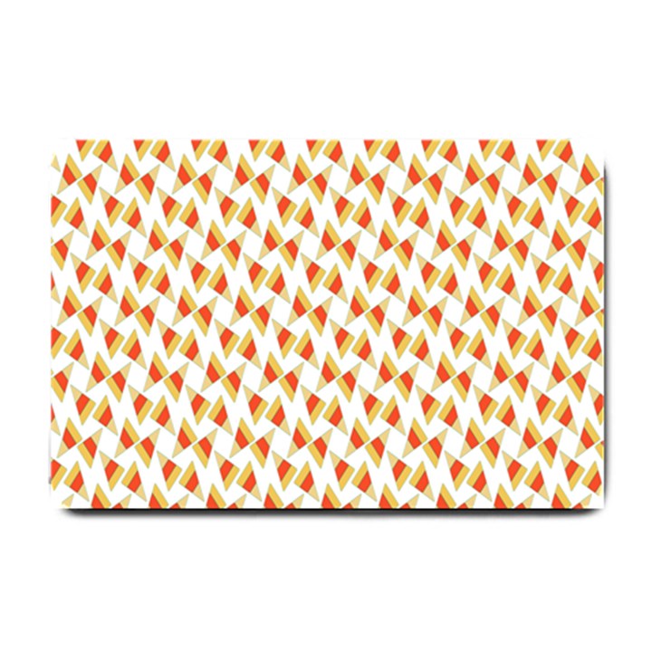 Candy Corn Seamless Pattern Small Doormat 