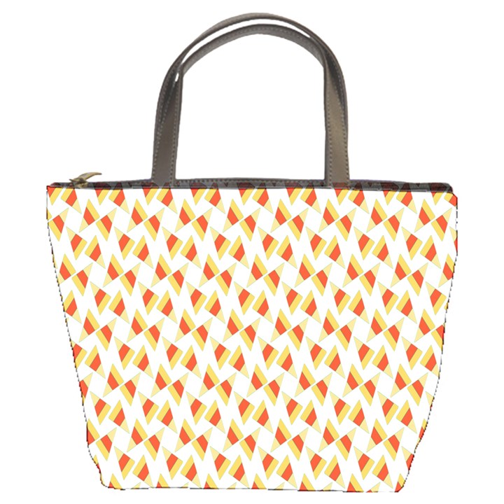 Candy Corn Seamless Pattern Bucket Bags