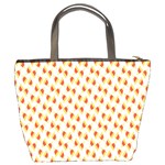 Candy Corn Seamless Pattern Bucket Bags Back